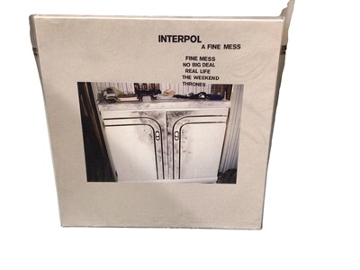 Lot 2281 - Interpol LPs including Unknown Pleasure & Turn on the Bright Lights etc (9)