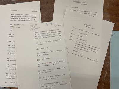 Lot Collection of six original 1960s scripts from The Frost Show