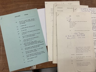 Lot Collection of six original 1960s scripts from The Frost Show