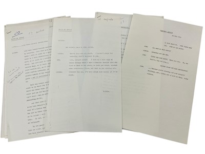 Lot Eleven 1960s scripts for The Frost Report by Eric Idle, sketches starring Ronnie Barker, Ronnie Corbett, John Cleese, Josephine Tewson, Roy Kinnear. Provenance: Josephine Tewson Collectio...