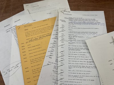 Lot Group of five 1960s scripts for The Frost Report, written by members of Monty Python