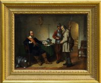 Lot 1307 - Lambertus Lingeman (1829 - 1894), oil on panel...