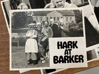 Lot Photographs relating to Josephine Tewson and Ronnie Barker, including stills from Hark at Barker, Clarence, Corbett's Follies, Shelley, Coppers End. Provenance: Josephine Tewson collection