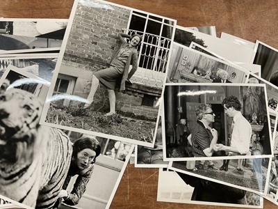 Lot Photographs relating to Josephine Tewson and Ronnie Barker, including stills from Hark at Barker, Clarence, Corbett's Follies, Shelley, Coppers End. Provenance: Josephine Tewson collection