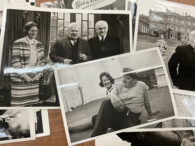 Lot Photographs relating to Josephine Tewson and Ronnie Barker, including stills from Hark at Barker, Clarence, Corbett's Follies, Shelley, Coppers End. Provenance: Josephine Tewson collection