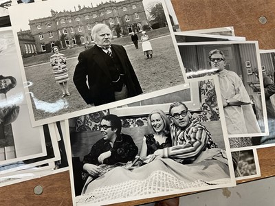 Lot Photographs relating to Josephine Tewson and Ronnie Barker, including stills from Hark at Barker, Clarence, Corbett's Follies, Shelley, Coppers End. Provenance: Josephine Tewson collection