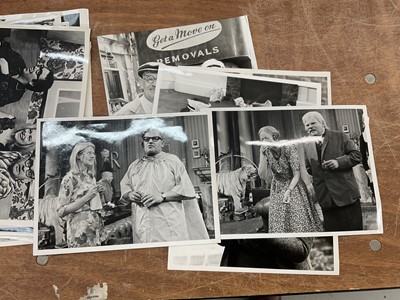 Lot Photographs relating to Josephine Tewson and Ronnie Barker, including stills from Hark at Barker, Clarence, Corbett's Follies, Shelley, Coppers End. Provenance: Josephine Tewson collection