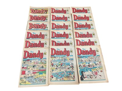 Lot 1629 - Box of Comics to include collection Tiger and Scorcher (1979), School Fun #1-33 (1980s), The Dandy (mostly 70s/80s), The Beano (mostly 70s/80s), Buster comic (1980s) and others