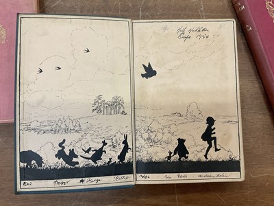 Lot 1619 - A. A. Milne - The House at Pooh Corner. London: Methuen & Co. Ltd., 1928. First edition, deluxe issue, together with two other Pooh books, including House at Pooh Corner, 1928 first edition....