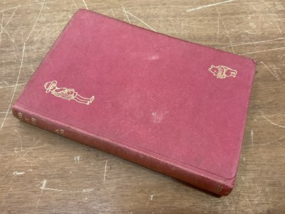 Lot 1619 - A. A. Milne - The House at Pooh Corner. London: Methuen & Co. Ltd., 1928. First edition, deluxe issue, together with two other Pooh books, including House at Pooh Corner, 1928 first edition....