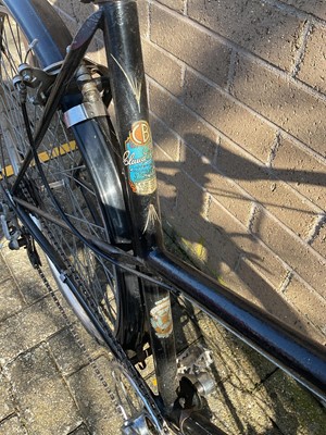 Lot 2692 - Vintage Claud Butler bicycle in black painted finish