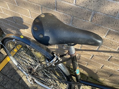 Lot 2692 - Vintage Claud Butler bicycle in black painted finish