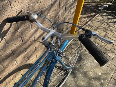 Lot 2694 - Vintage Mercian Cycles bicycle in blue metallic finish.