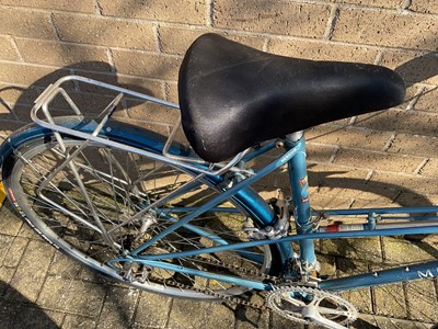 Lot 2694 - Vintage Mercian Cycles bicycle in blue metallic finish.