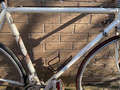 Lot 2696 - Carlton racing bicycle in pearl white finish.