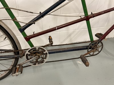 Lot 2699 - Vintage Excel Cycle Co Tandem bicycle