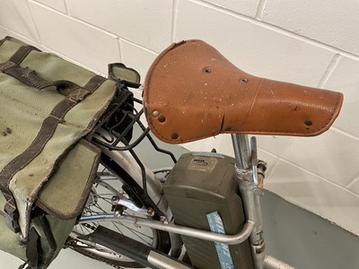 Lot 2701 - Milan 2 electric assisted bicycle in silver finish.