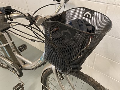 Lot 2701 - Milan 2 electric assisted bicycle in silver finish.