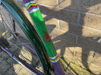 Lot 2703 - Vintage Hercules racing type bicycle