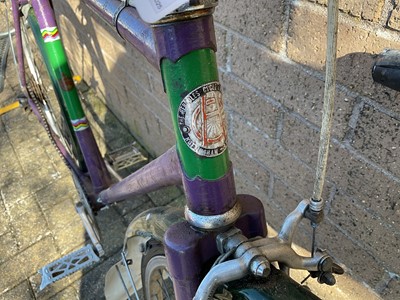 Lot 2703 - Vintage Hercules racing type bicycle