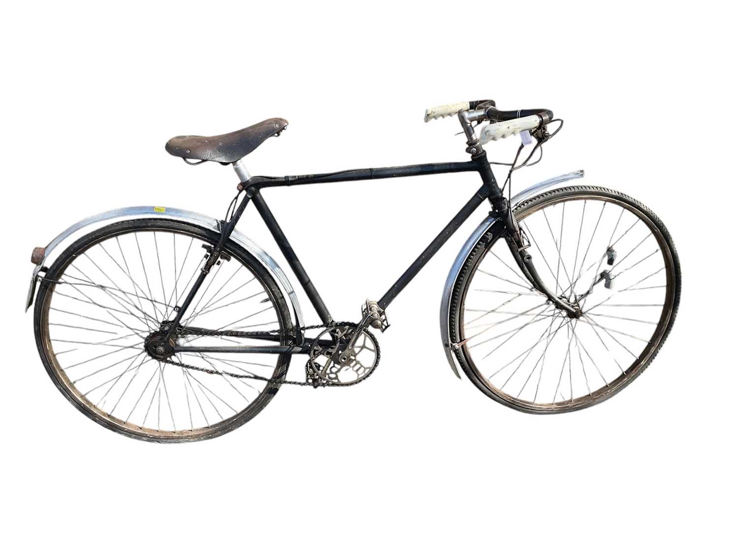 Lot 2705 - Vintage BSA bicycle with Brooks saddle