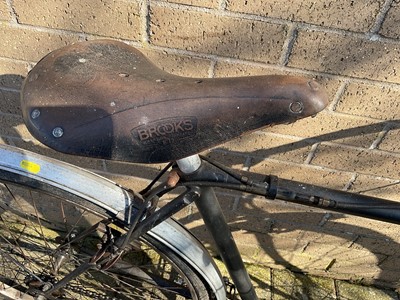 Lot 2705 - Vintage BSA bicycle with Brooks saddle