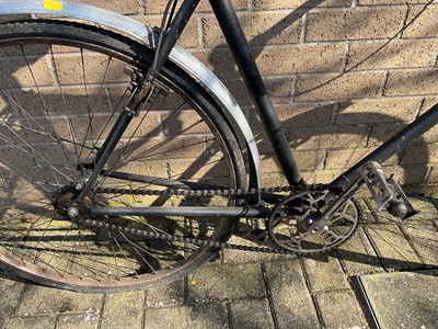 Lot 2705 - Vintage BSA bicycle with Brooks saddle