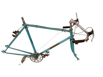 Lot 2706 - Group of four various bicycle frames to include a Robin Hood racing bike frame (4).