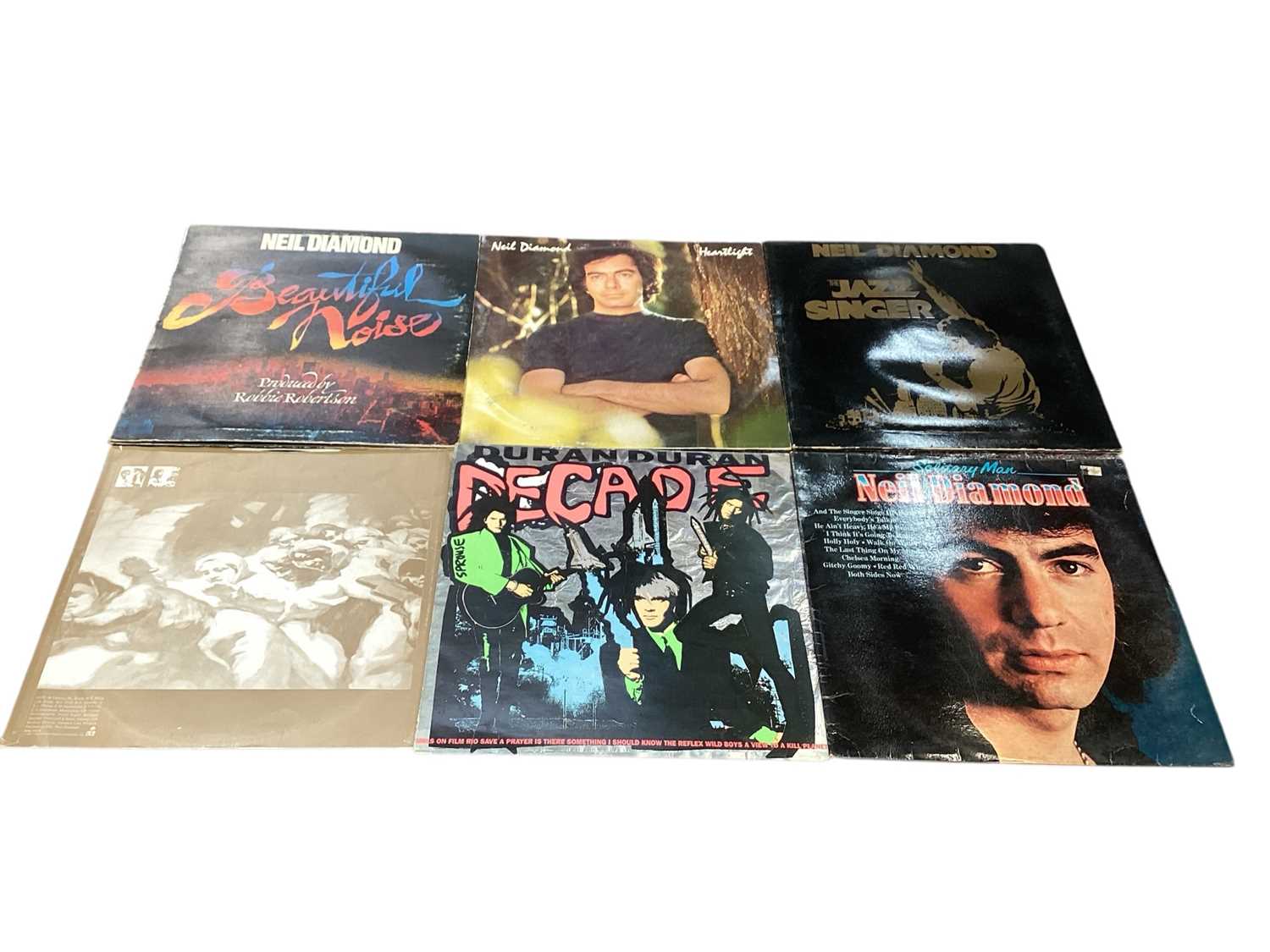 Lot 2354 - Large collection of LP records including Dire Straits, Neil Diamond, Animals, Madonna, Aretha Franklin, various country etc
