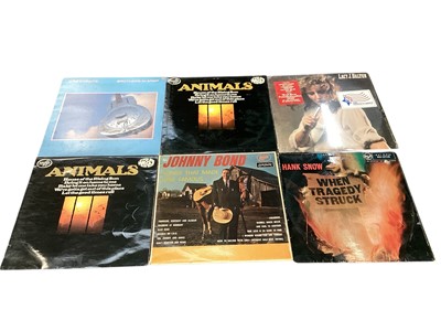 Lot 2354 - Large collection of LP records including Dire Straits, Neil Diamond, Animals, Madonna, Aretha Franklin, various country etc