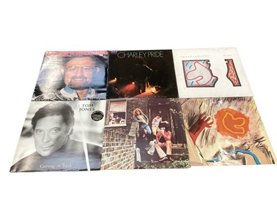 Lot 2354 - Large collection of LP records including Dire Straits, Neil Diamond, Animals, Madonna, Aretha Franklin, various country etc