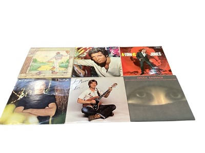 Lot 2354 - Large collection of LP records including Dire Straits, Neil Diamond, Animals, Madonna, Aretha Franklin, various country etc