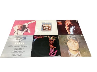 Lot 2354 - Large collection of LP records including Dire Straits, Neil Diamond, Animals, Madonna, Aretha Franklin, various country etc