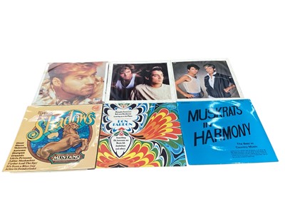 Lot 2354 - Large collection of LP records including Dire Straits, Neil Diamond, Animals, Madonna, Aretha Franklin, various country etc