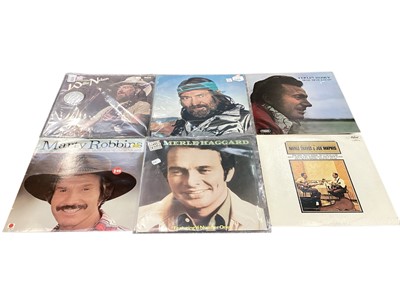 Lot 2354 - Large collection of LP records including Dire Straits, Neil Diamond, Animals, Madonna, Aretha Franklin, various country etc