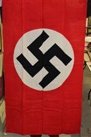 Lot 739 - Second World War Nazi German battle flag -...