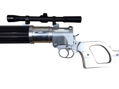 Lot 1 - Star Wars The Book of Boba Fett Temuera Morrison Signature Edition Boba Fett Carbine Blaster