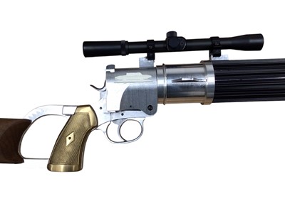 Lot 1 - Star Wars The Book of Boba Fett Temuera Morrison Signature Edition Boba Fett Carbine Blaster