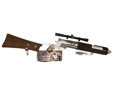 Lot 1 - Star Wars The Book of Boba Fett Temuera Morrison Signature Edition Boba Fett Carbine Blaster