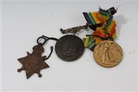 Lot 752 - First World War pair - comprising 1914 - 1915...