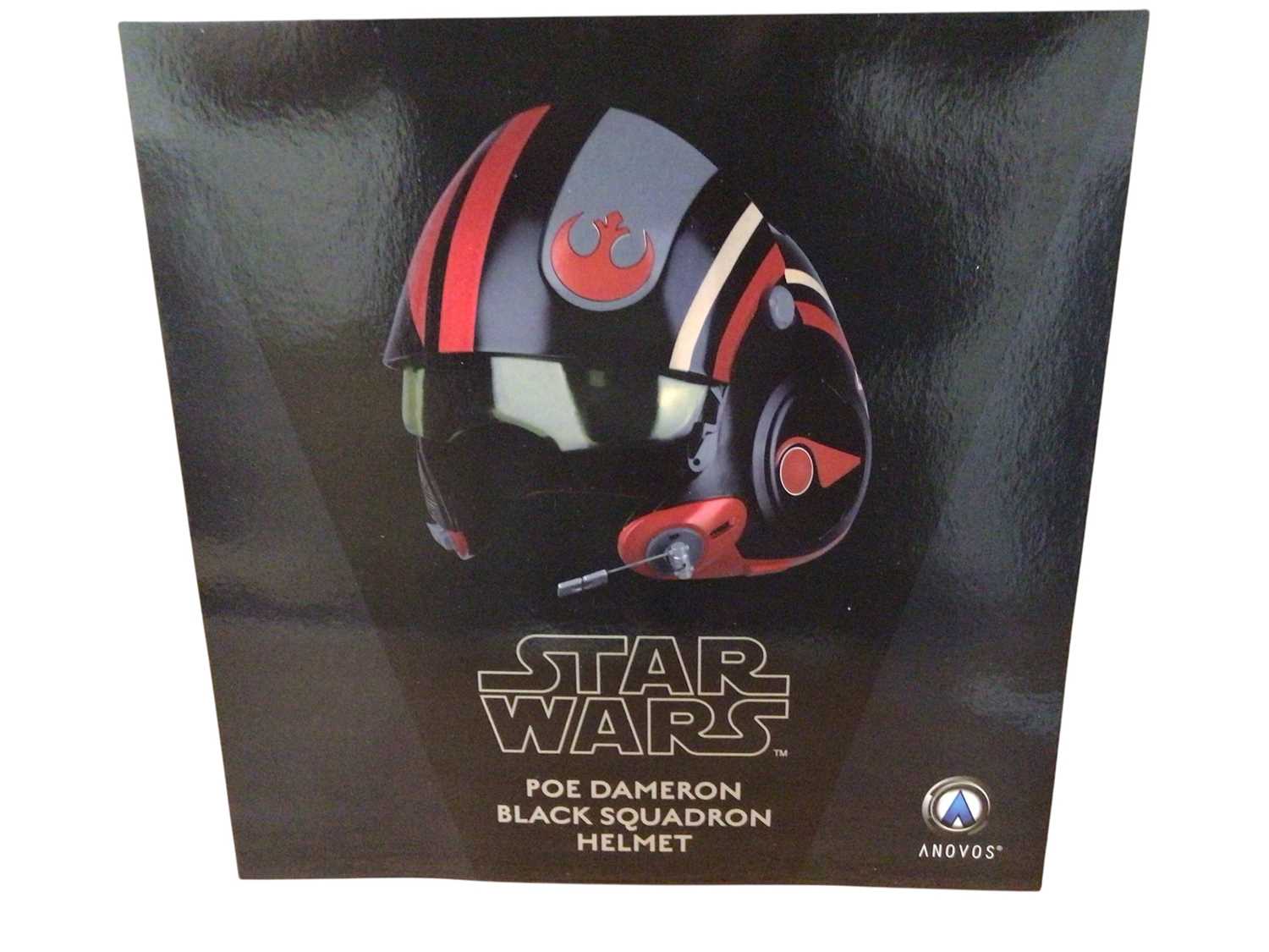 Lot 51 - Anovos Star Wars Poe Ameron Black Squadron Helmet, boxed