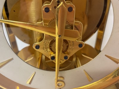 Lot 744 - Jaeger LeCoultre Atmos clock in gilt brass case