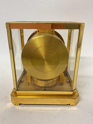 Lot 744 - Jaeger LeCoultre Atmos clock in gilt brass case
