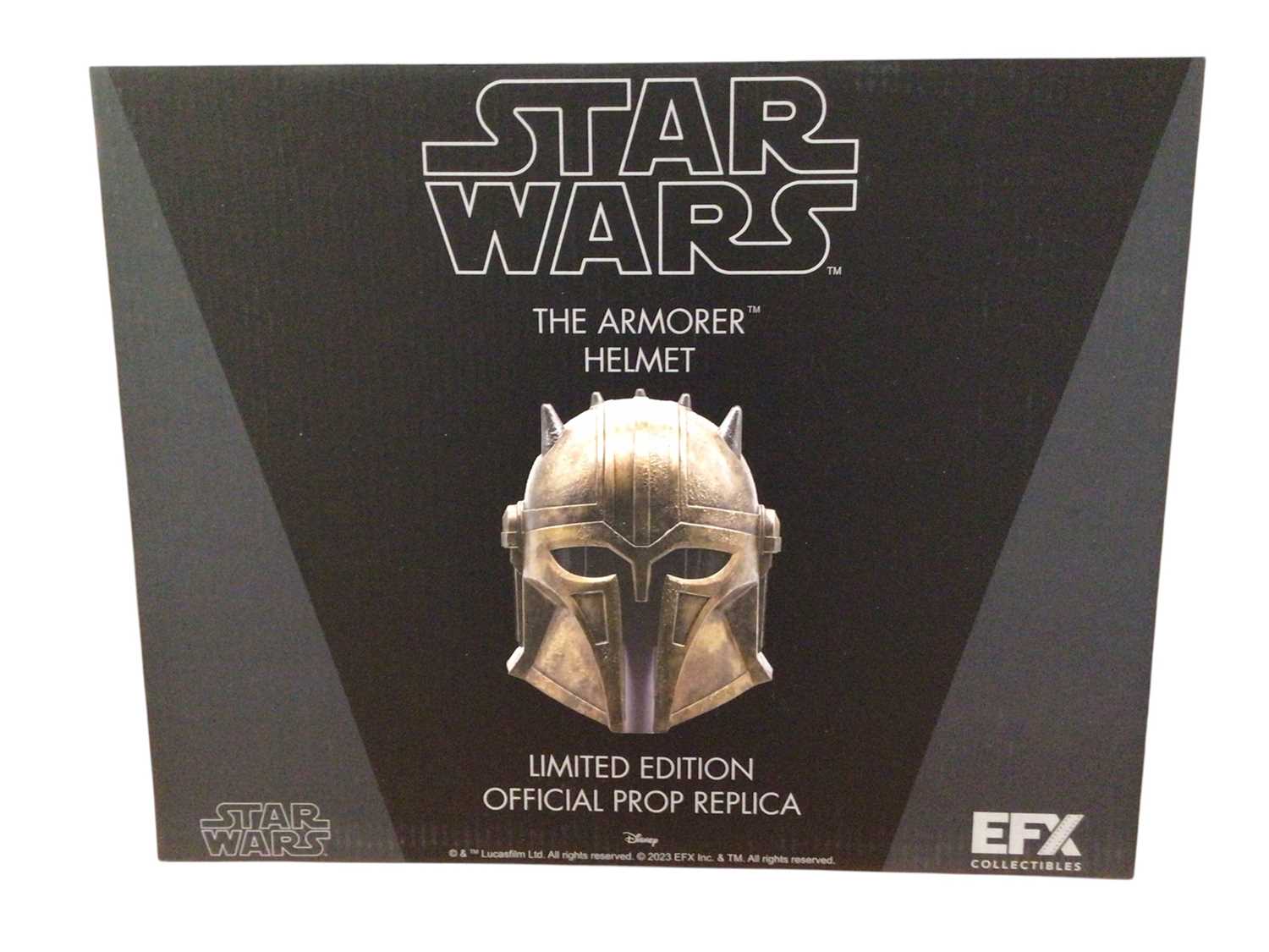 Lot 63 - EFX Star Wars The Armorer Helmet Limited Edition Official Prop Replica, boxed