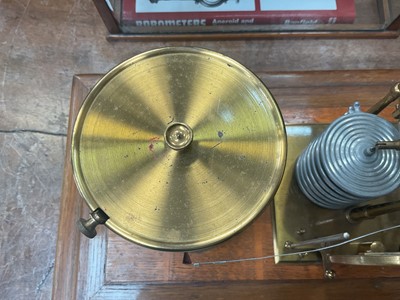 Lot 745 - Edwardian Stormograph in glazed oak case