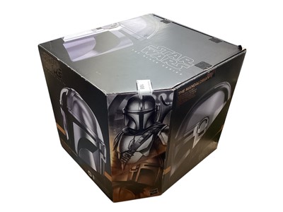 Lot 108 - Hasbro Star Wars Black Series The Mandalorian Helmet, boxed (1)