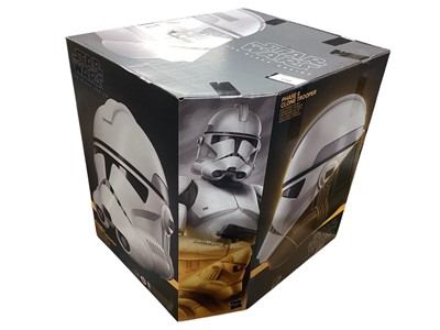 Lot 110 - Hasbro Star Wars Black Series Phase II Clone Trooper Helmet, boxed (1)