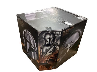 Lot 118 - Hasbro Star Wars Black Series The Mandalorian Helmet, boxed (1)