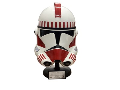 Lot 121 - Master Replicas Star Wars Revenge of the Sith Limited Edition Storm Trooper Helmet, boxed with certificate (19