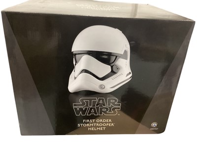 Lot 122 - Anovos Star Wars First Order Storm Trooper Helmet, boxed (1)